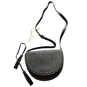 Lucky Brand | NWT Black Evie Saddle Crossbody Bag